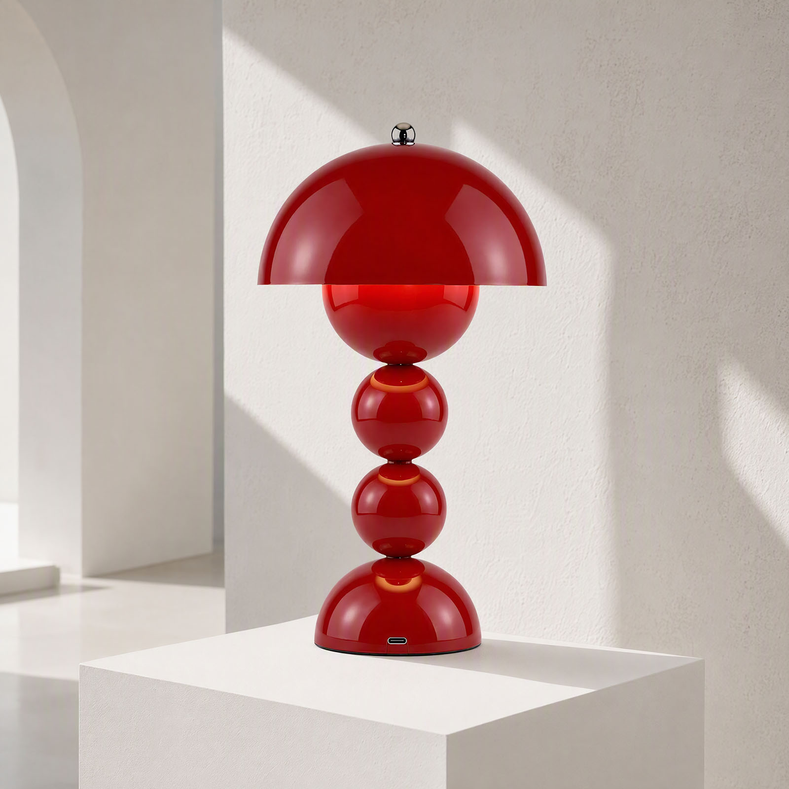 Desk Lamp - Vintage Mushroom Table Lamp USB LED