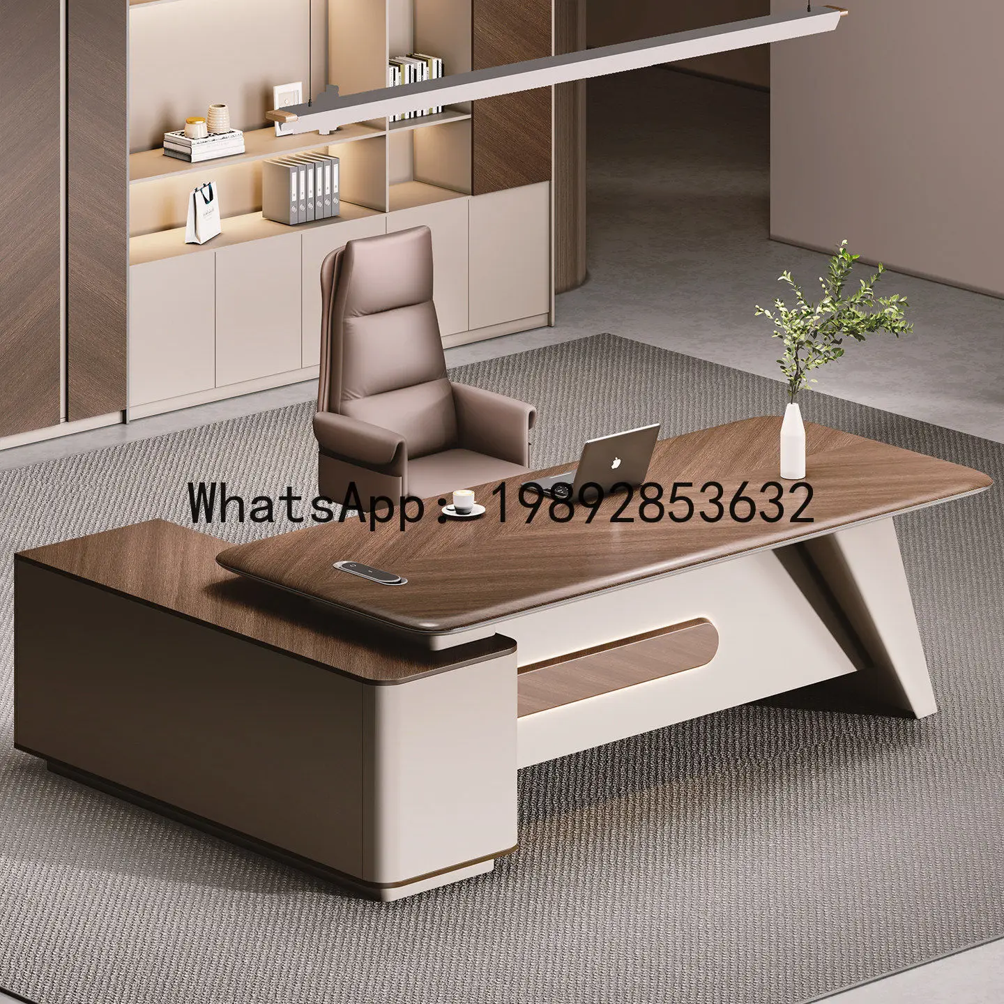 Office Chair - H5.15 Boss Office Desk Set -