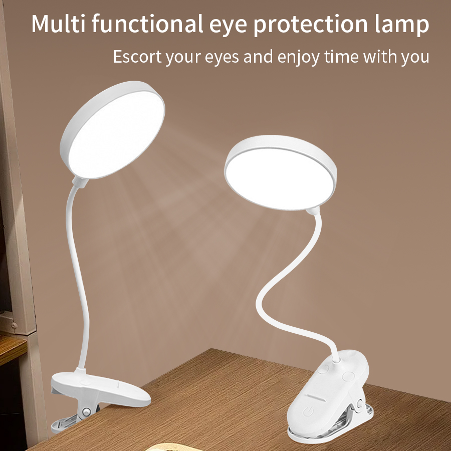 Desk Lamp - LED Clip Desk Lamp 360° Flexible