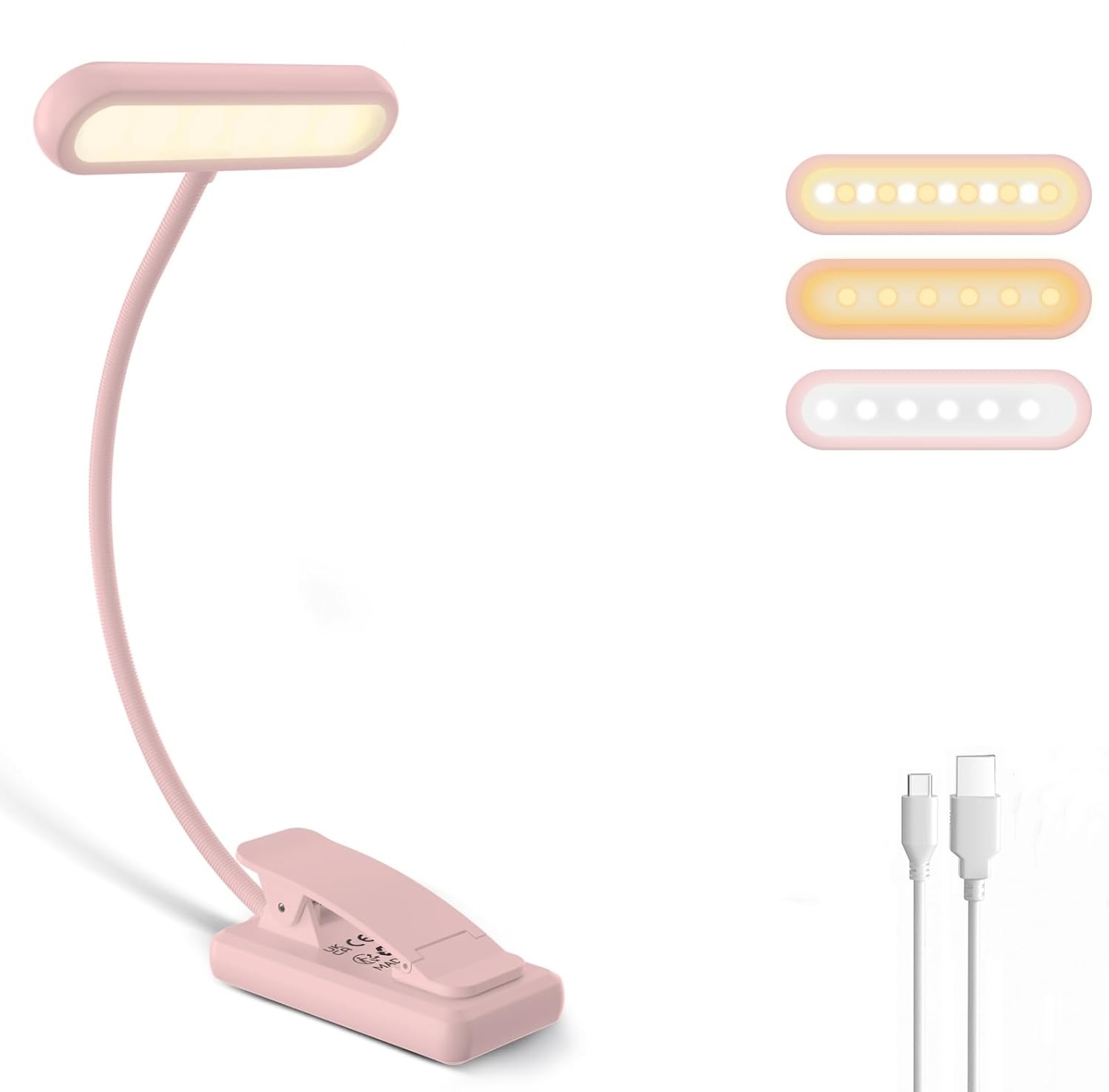 Reading Lamp Book Clamp Black/ - Desk Lamp recension och pris