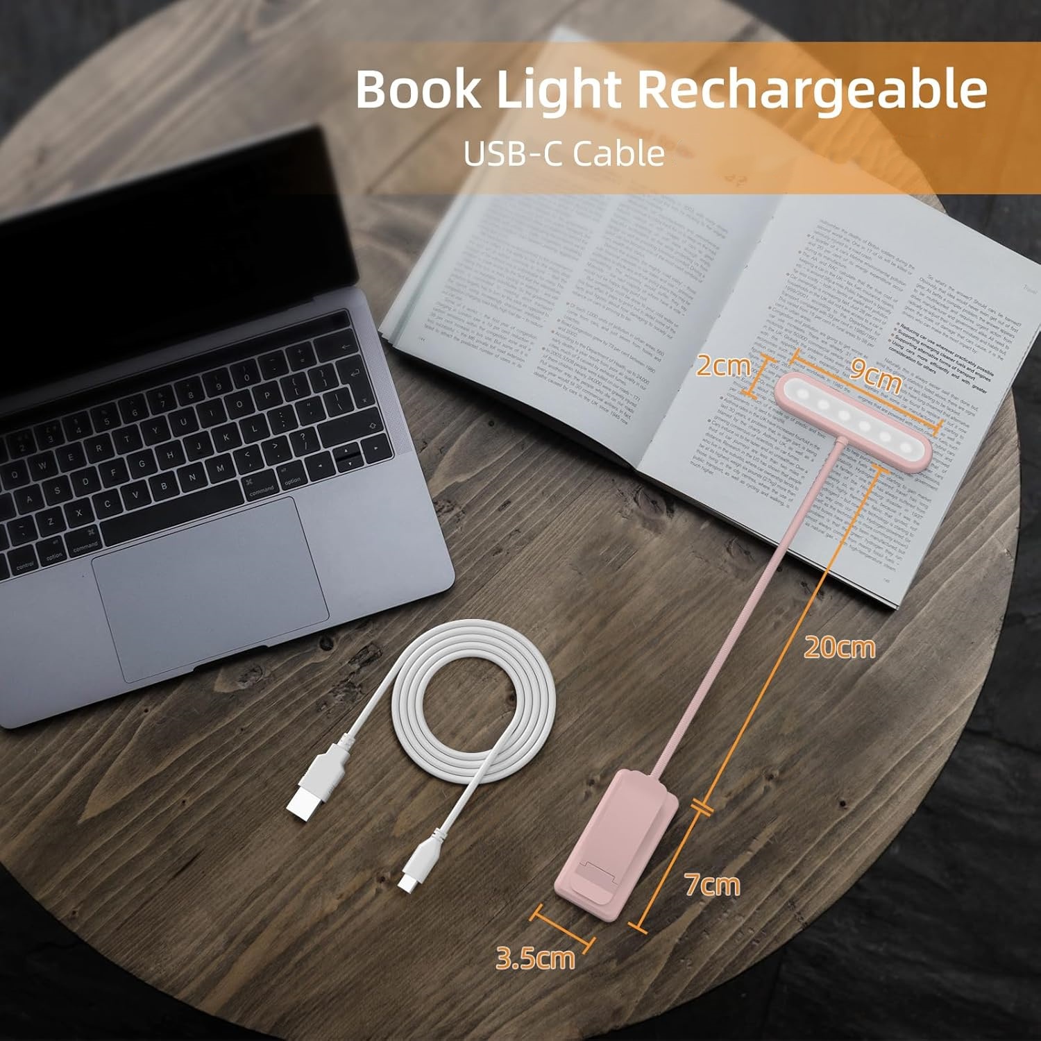 Reading Lamp Book Clamp Black/ - Desk Lamp recension och pris