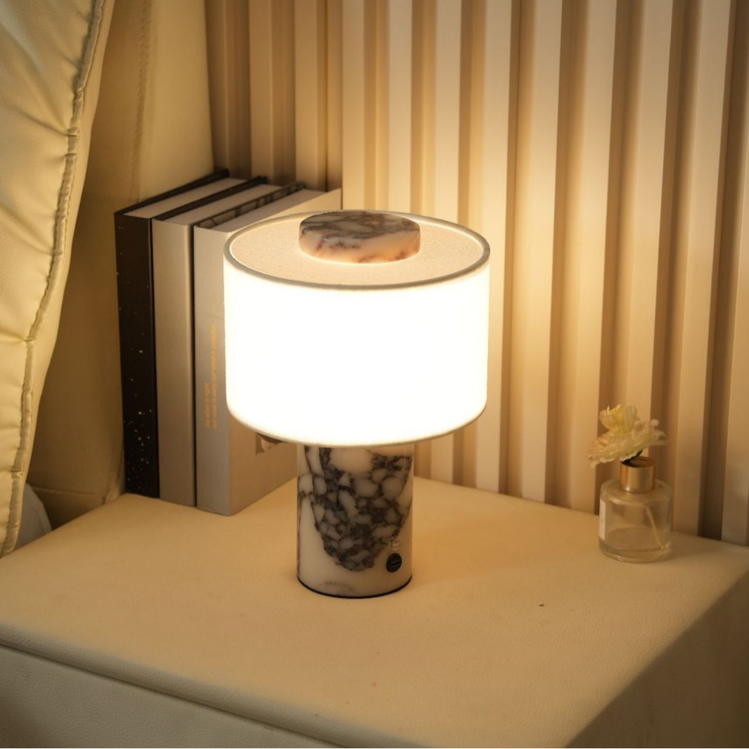 Marble bedside lamp touch char - Desk Lamp recension och pris