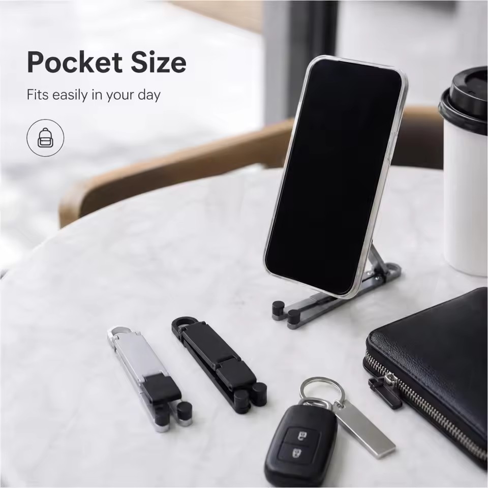 Mini Keychain Foldable Phone B - Standing Desk recension och pris