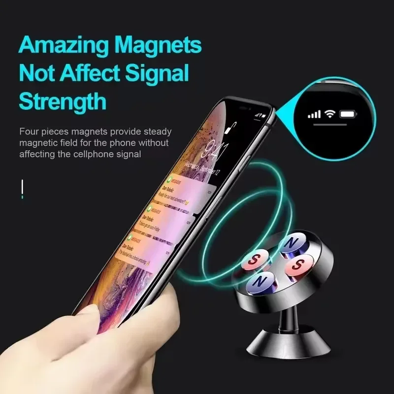 Magnetic Car Phone Holder Magn - Mobile Pedestal Cabinet recension och pris