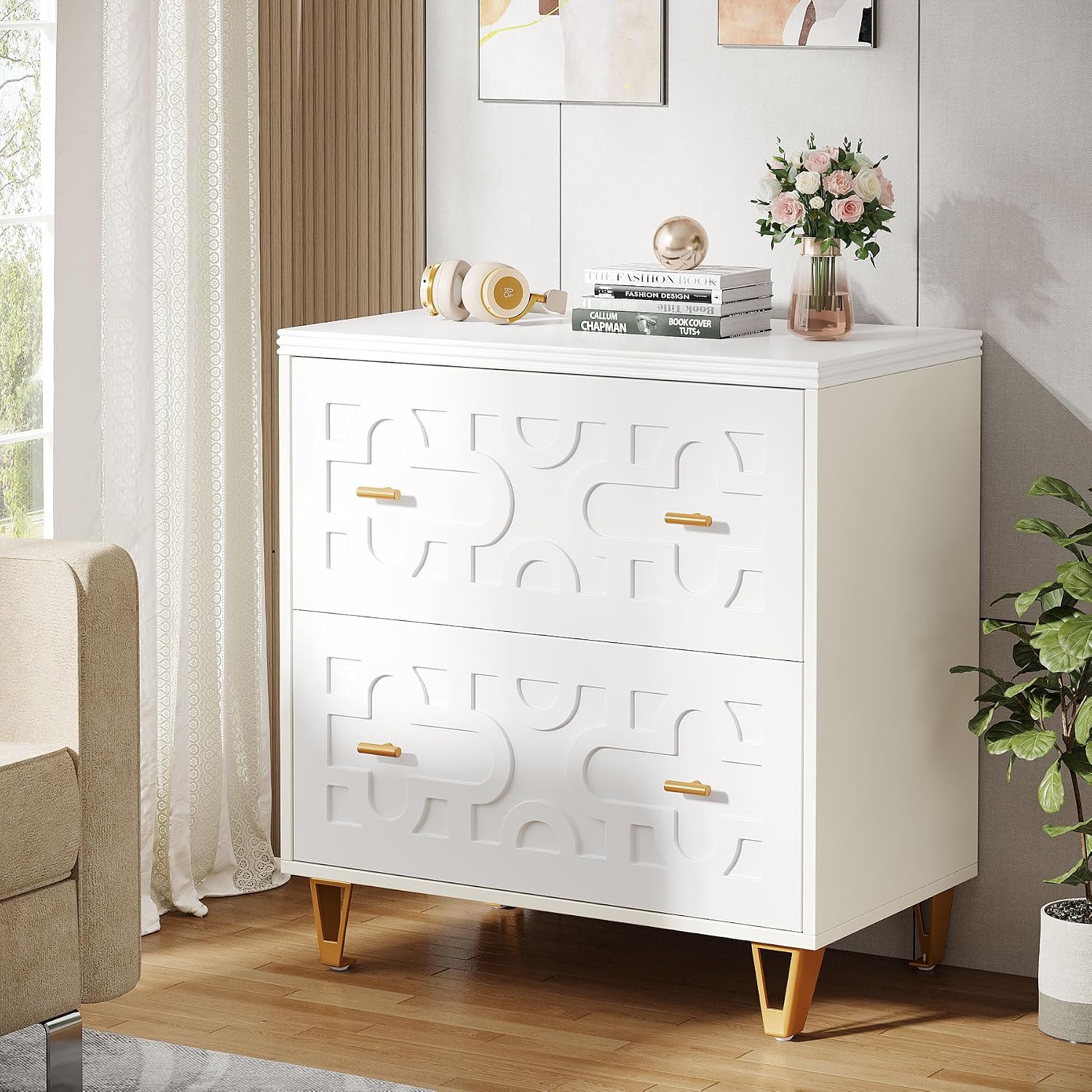 2-Drawer Lateral File Cabinet, - Printer Stand recension och pris