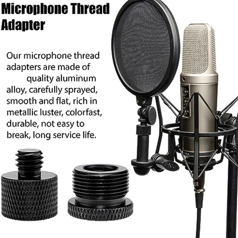 8 PCS Microphone Stand Adapter - Monitor Stand recension och pris