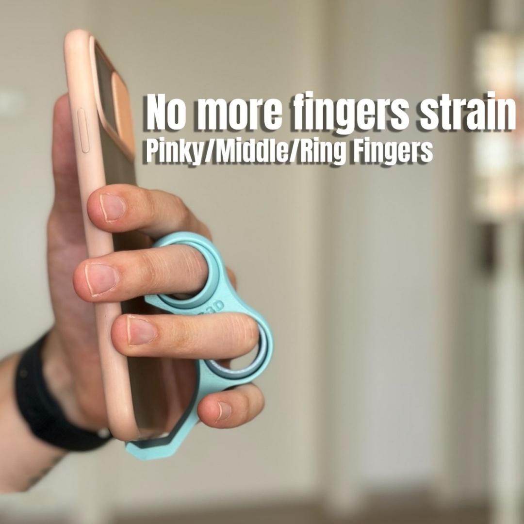 1PCS Cellphone Grip Holder Fin - Standing Desk recension och pris