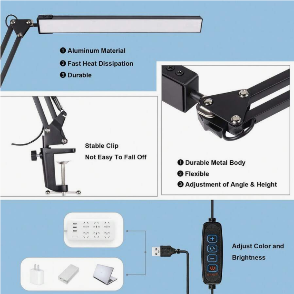 LED Desk Lamp For Home,Reading - Desk Lamp recension och pris