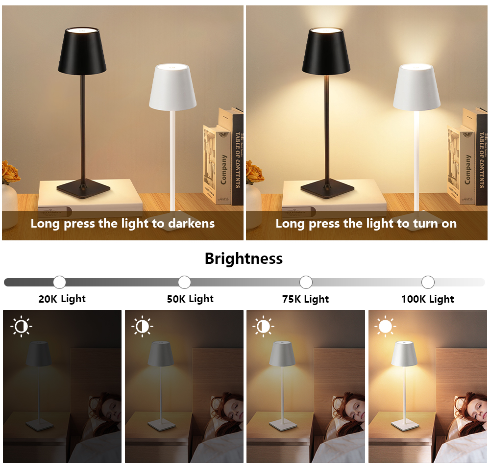 LED Rechargeable Desk Light Wi - Desk Lamp recension och pris
