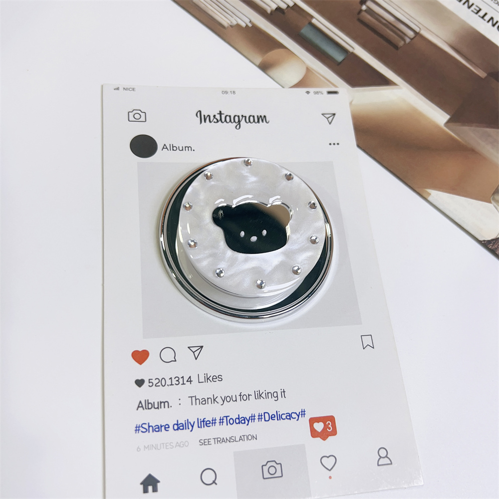 Bear Mirror Magnetic Mobile Ph - Mobile Pedestal Cabinet recension och pris